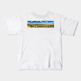 Painted Canyon Overlook North Dakota Kids T-Shirt